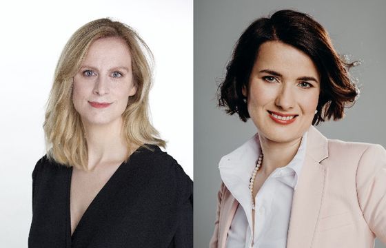 Ewelina Wojtysiak-Sowa i Elżbieta Pietrzak w Publicis Consultants