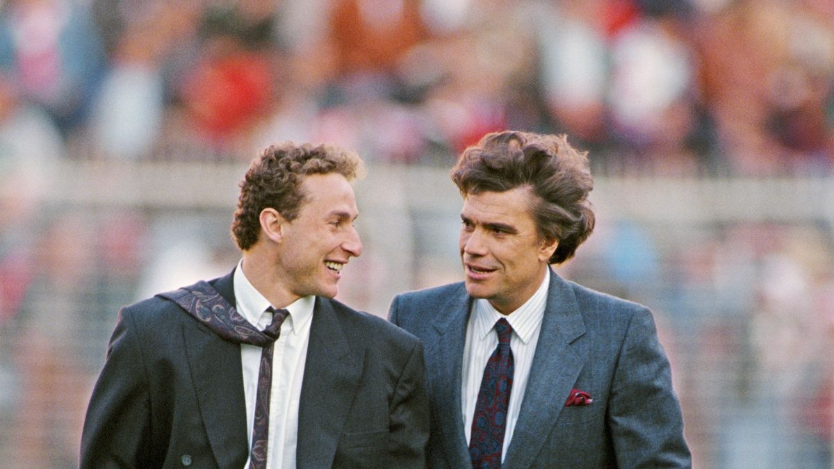 Getty Images / Na zdjęciu Bernard Tapie (z prawej)