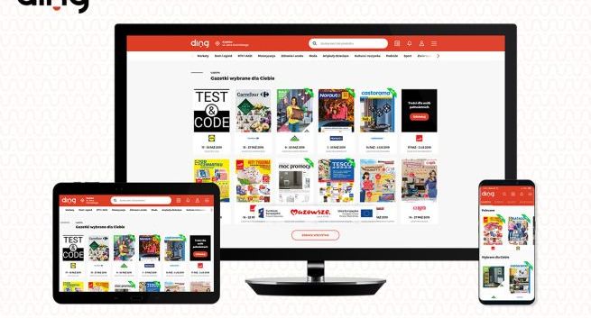 AdRetail uruchamia platformę Ding agregującą gazetki reklamowe