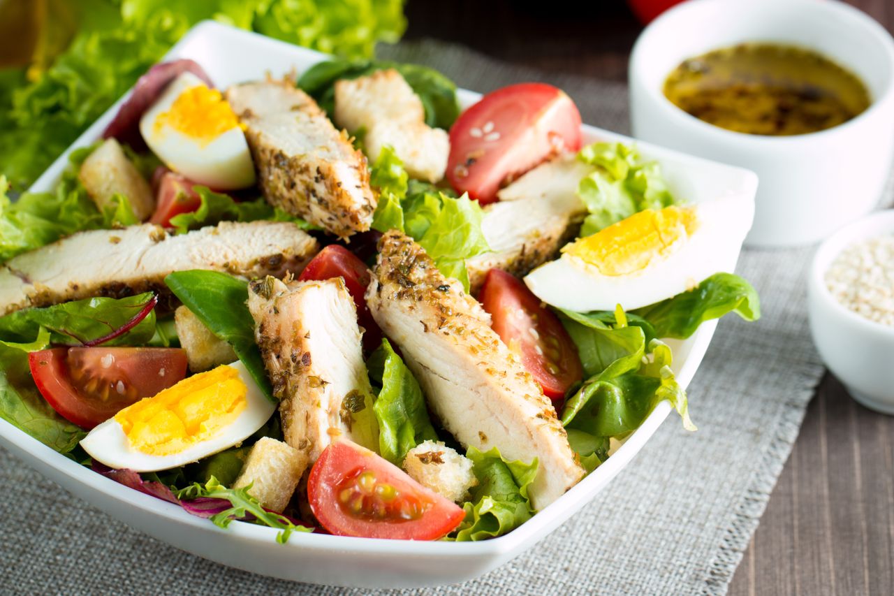 Der Chefsalat ist lecker und leicht.
