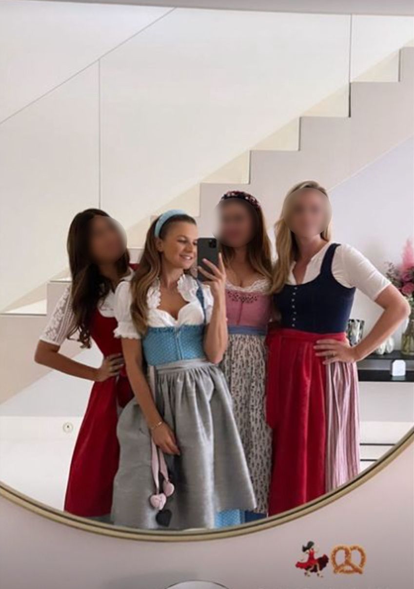 Anna Lewandowska na Oktoberfest 