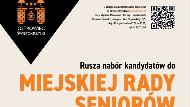 Seniorzy będą współdecydować o sprawach miasta.