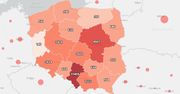 Mapa koronawirusa pokazuje, że liczba chorych rośnie coraz szybciej. Najnowsze dane