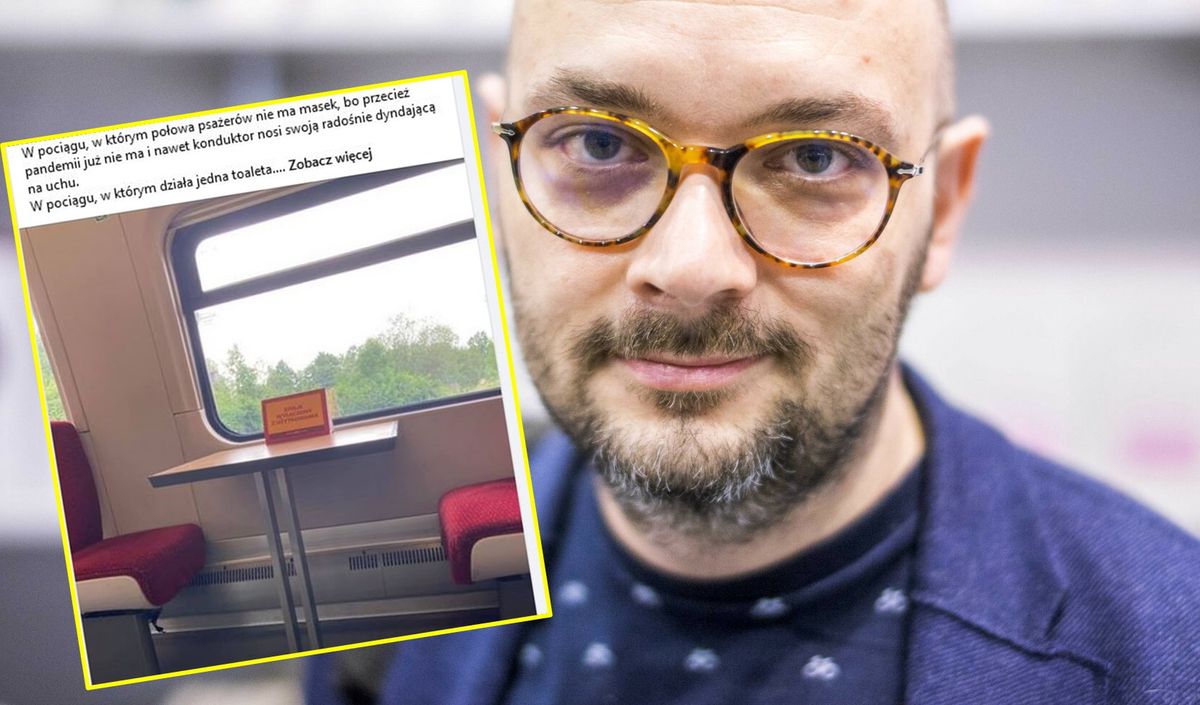 Filip Springer punktuje absurdy w pociągach 