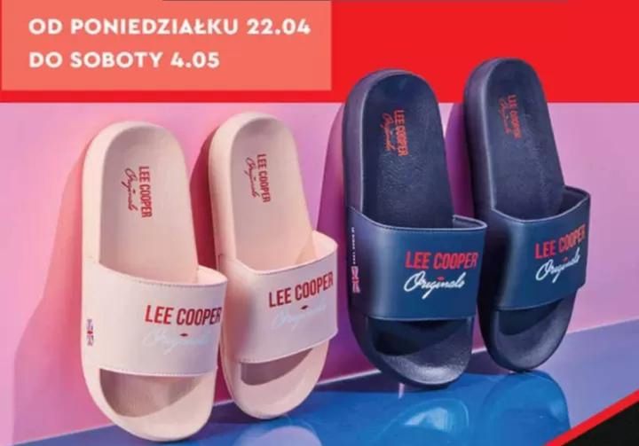 Klapki Lee Cooper dostępne w Biedronce