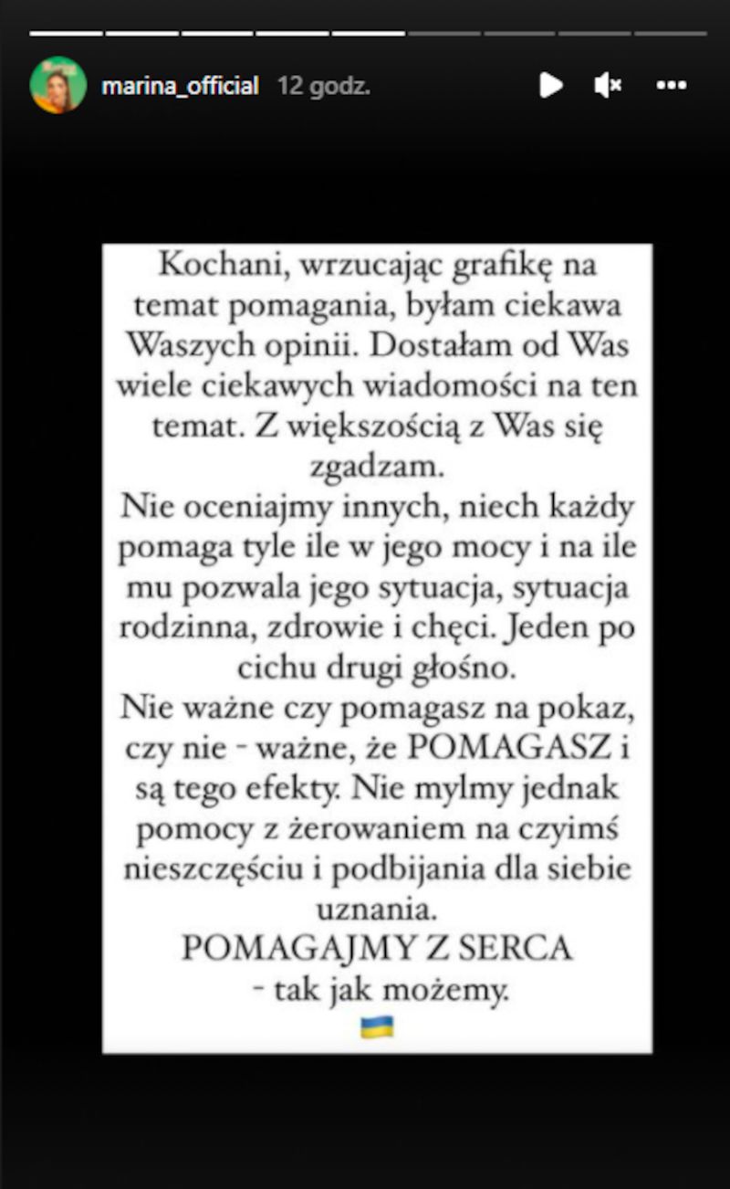 Marina Łuczenko komentuje ostrzał Winnicy i cytuje Zełenskiego 