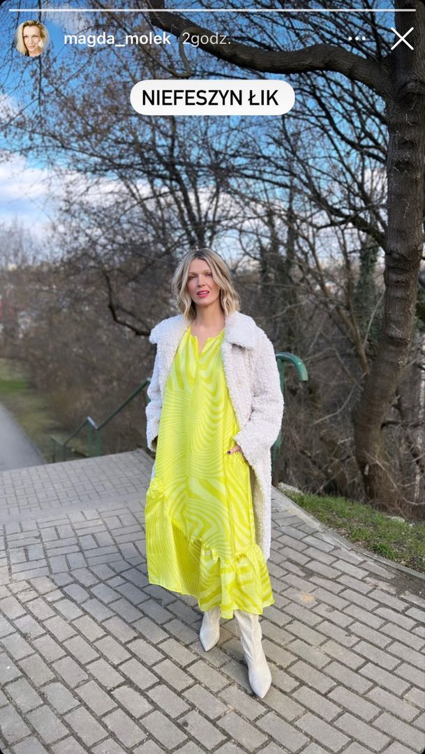 Magda Mołek w neonowej wersji, fot. Instagram.com/magda_molek