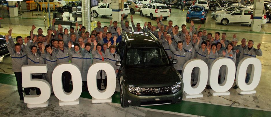 Dacia wyprodukowała już 500 000 Dusterów