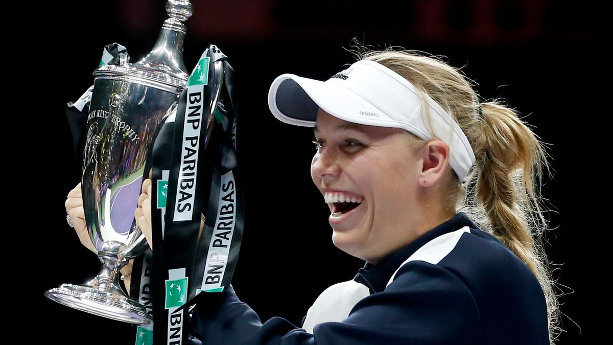 Karolina Woźniacka, zwyciężczyni Mistrzostw WTA 2017