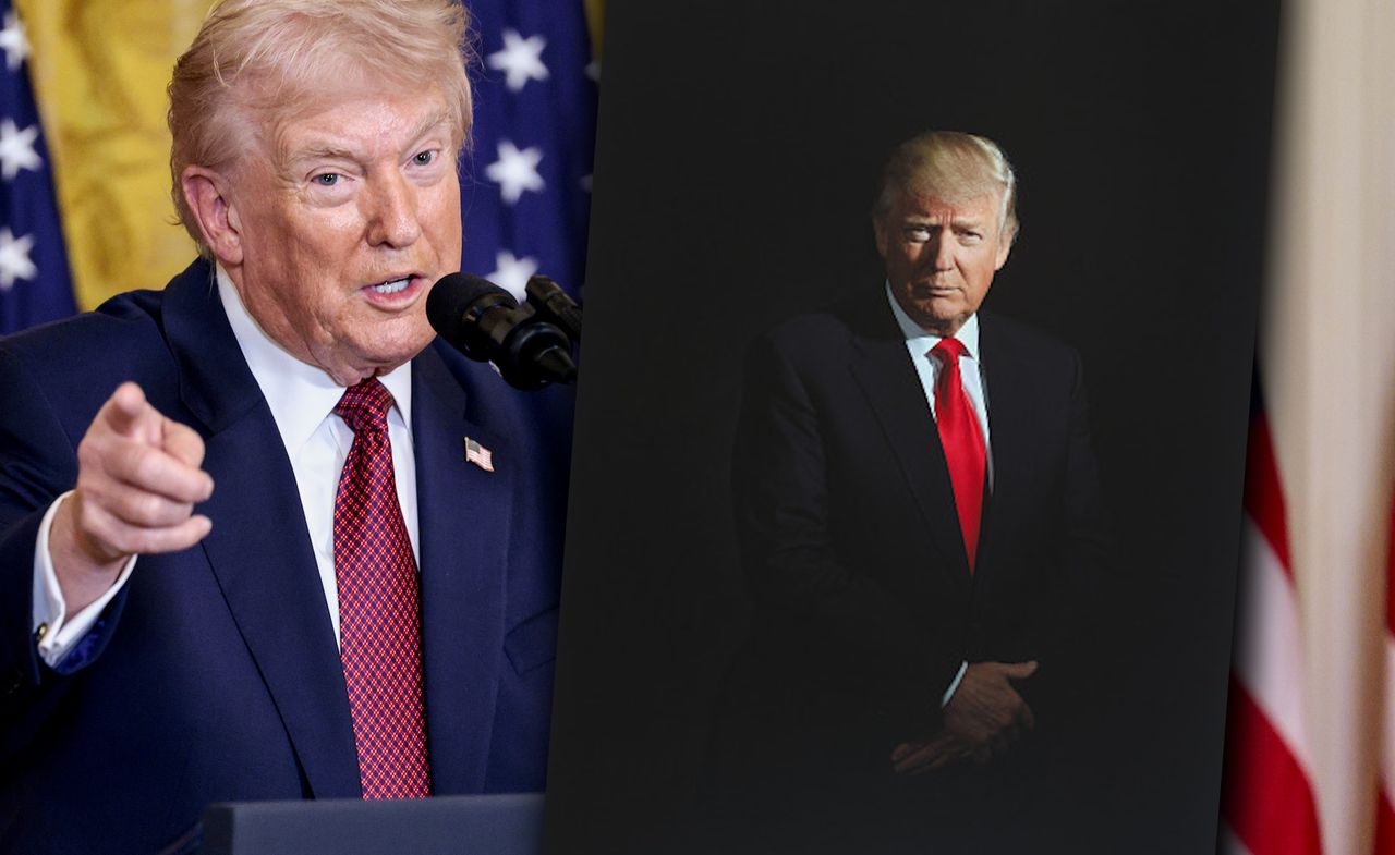 Trump poprawia historię. Nowy portret w planach