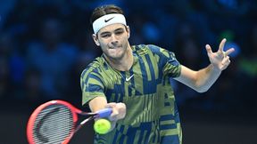 Zażarty bój o dużą stawkę. Amerykański debiutant w półfinale ATP Finals
