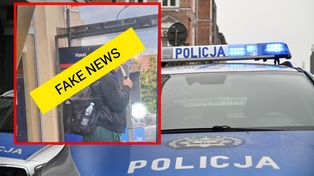 Nóż zamiast telefonu na zdjęciu. Policja ustaliła autora