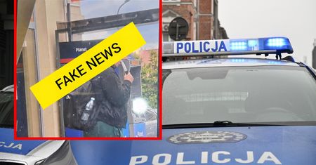 Nóż zamiast telefonu na zdjęciu. Policja ustaliła autora