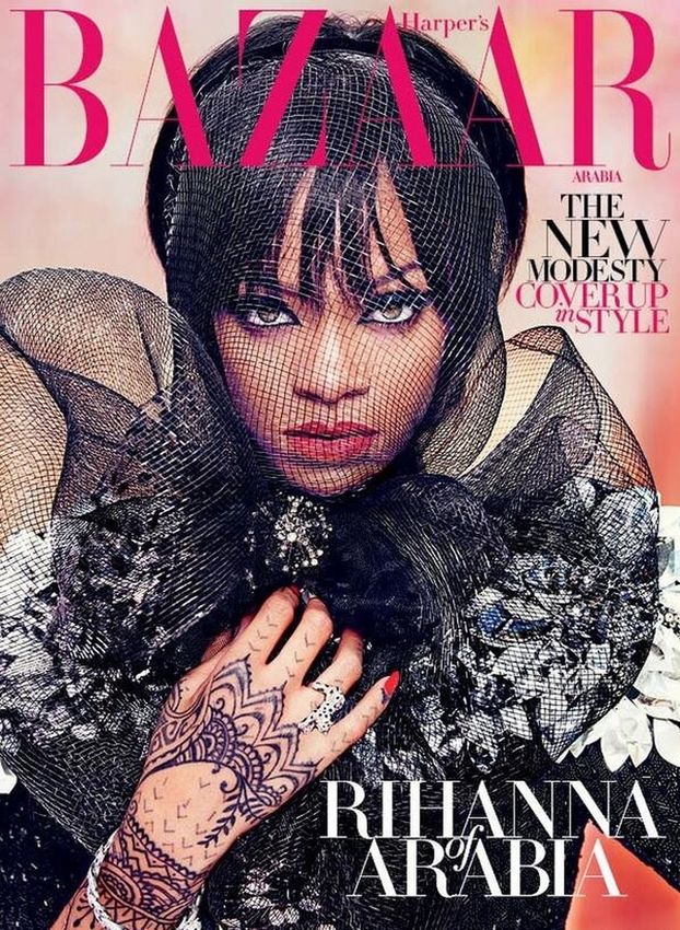 Rihanna w arabskim "Harper's Bazaar"!