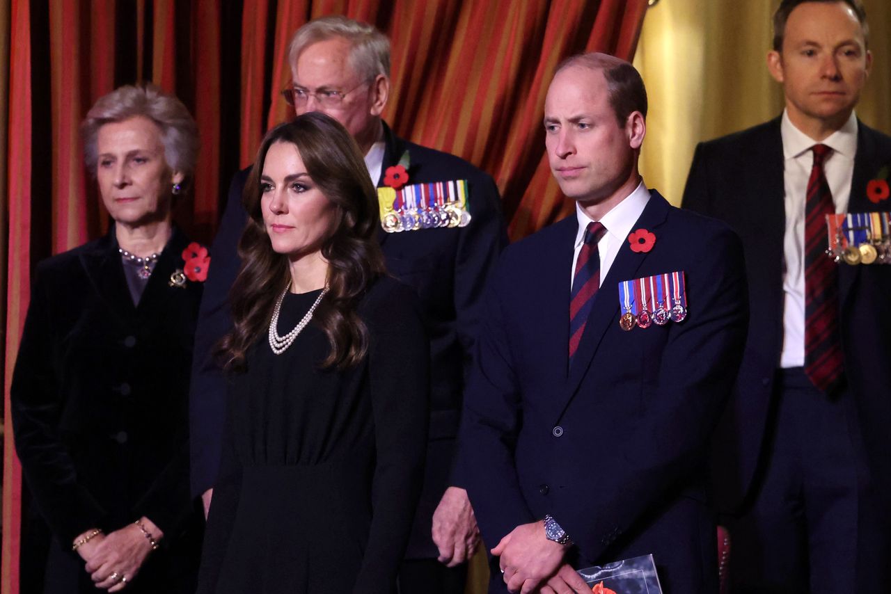 Duchess Kate in Queen Elizabeth II's pearls