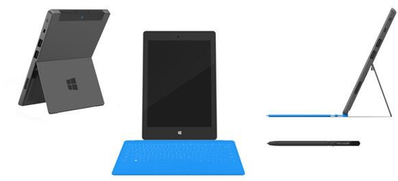 koncept tabletu Surface Mini