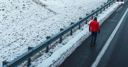 Szedł autostradą A1. Policja szybko odkryła, kto to był