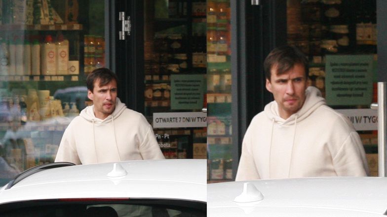 Jarosław Bieniuk spędza czas z synkiem 