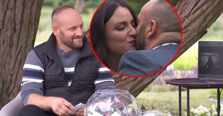 Ciężarna Klaudia uwodzi Tomasza w "Rolnik szuka żony". "Masz piękne oczy i ładny uśmiech"