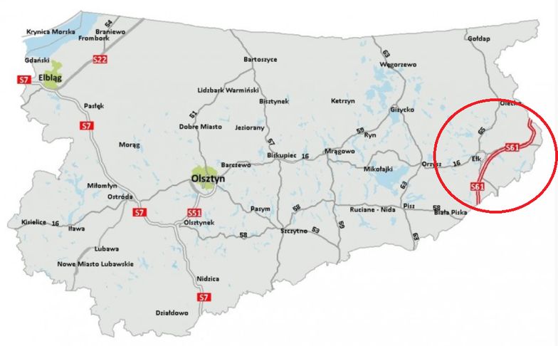 Są chętni do budowy drogi S61 Szczuczyn - Raczki.