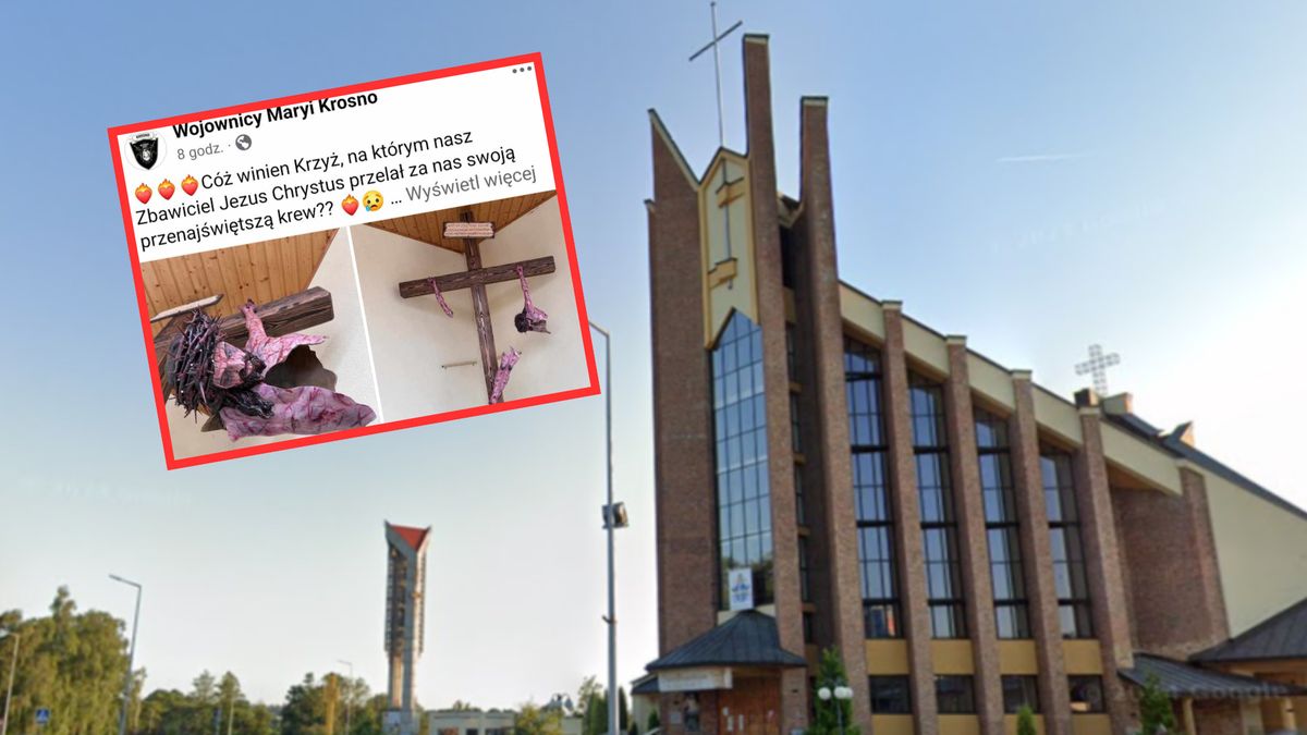 Szok w Krośnie. Figura Chrystusa została rozbita na kawałki 