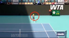 Trafiła niemal perfekcyjnie. Tę akcję Igi Świątek trzeba zobaczyć [WIDEO]