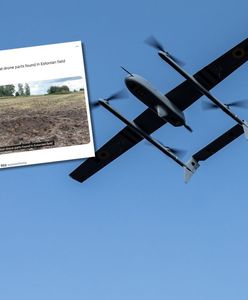Ukraiński dron leciał do Rosji. Runął na pole w Estonii