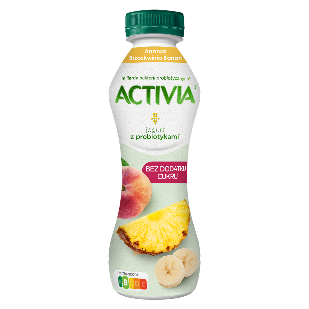 Ananas Brzoskwinia Banan również nie posiada dodatkowego cukru w składzie.