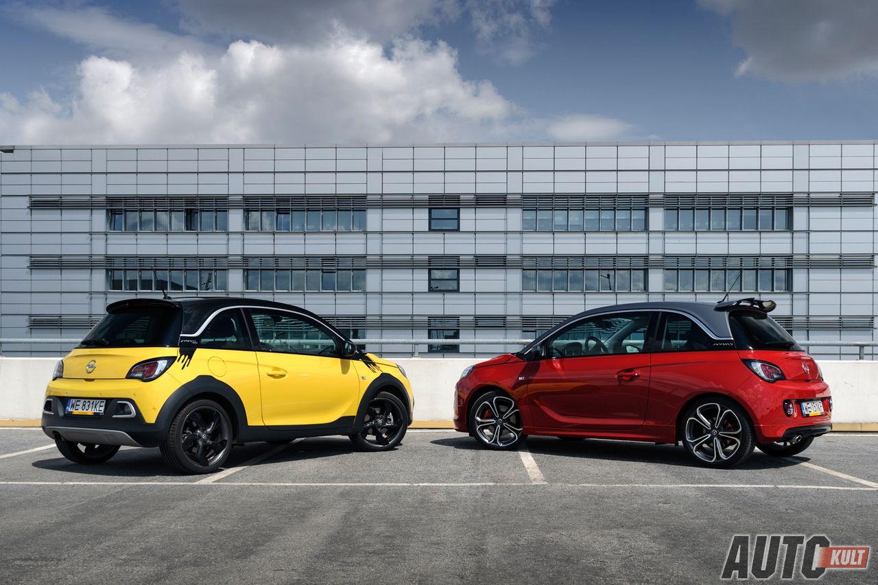 Opel Adam Rocks i Opel Adam S - zdjęcia