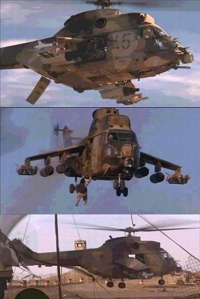 Francuskie śmigłowce w Afganistanie z Rambo w tle 11