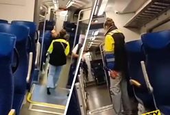 Nożowniczka w pociągu. Powalona walizką