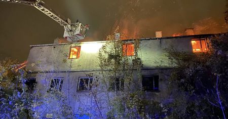 Pożar w Warszawie. "Budynek jak pochodnia"