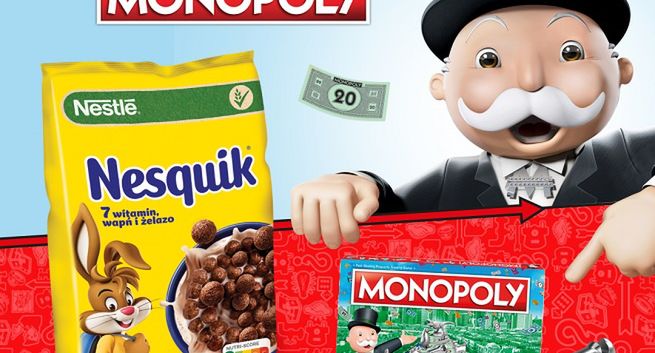 Nestlé z loterią inspirowaną Monopoly