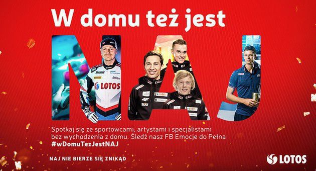 Lotos przekonuje, że „w domu też jest naj”