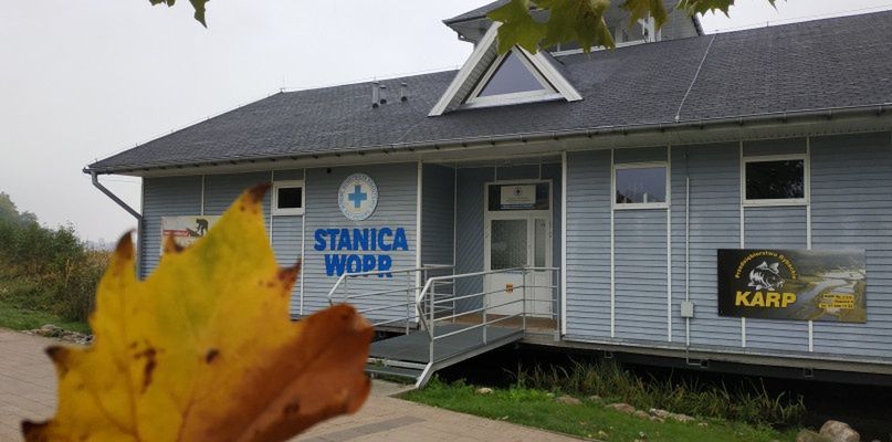 Zniszczono stanicę WOPR w Chodzieży