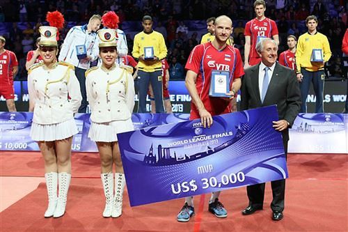 Nikołaj Pawłow - rewelacja turnieju (foto:FIVB)