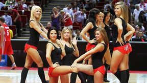 Fotorelacja: Cheerleaderki i kibice na meczu Polska - USA