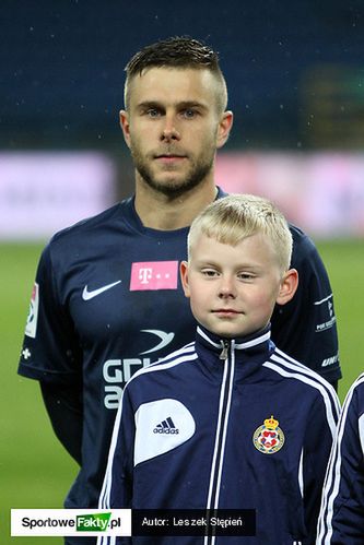 Patryk Małecki na stadionie Wisły w barwach Pogoni Szczecin