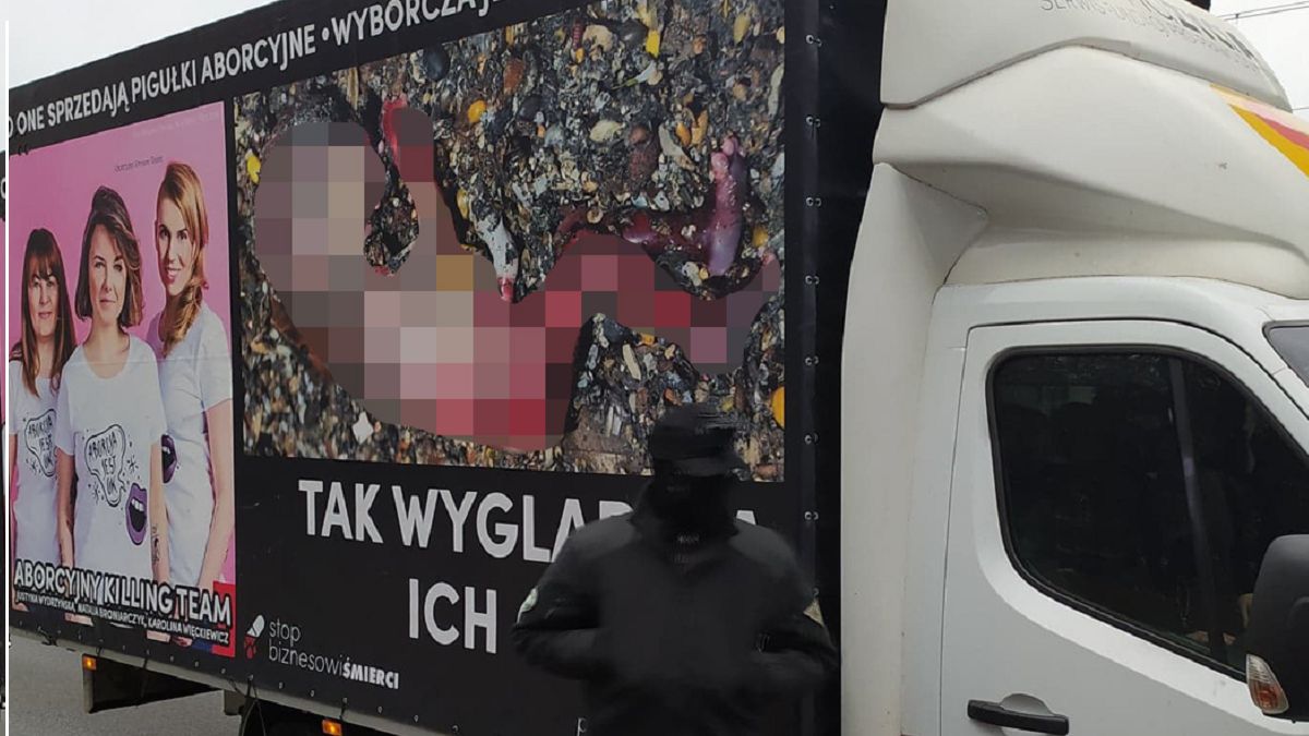 Kierowca furgonetki antyaborcyjnej ukarany grzywną 