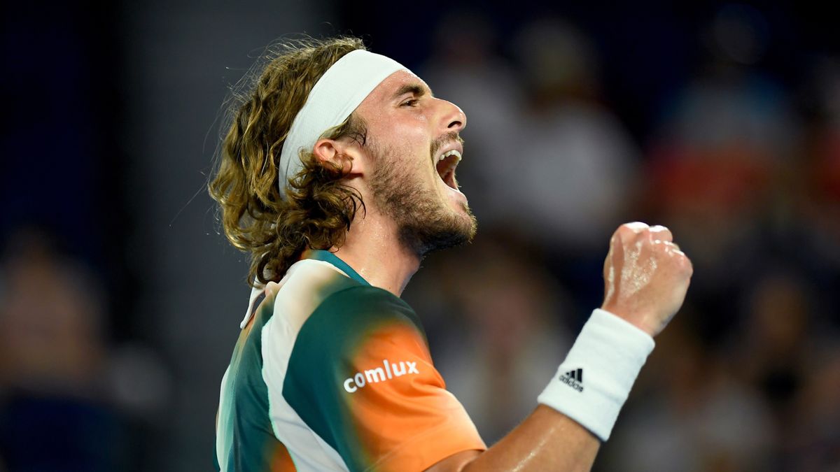 PAP/EPA / JAMES ROSS / Na zdjęciu: Stefanos Tsitsipas