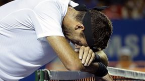Juan Martin del Potro ma nadgarstek w szynie. Sobotni mecz z Rogerem Federerem pod znakiem zapytania