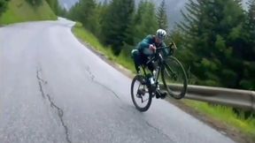 #dziejesiewsporcie: na jednym kole, w górach! Brawurowa jazda Petera Sagana