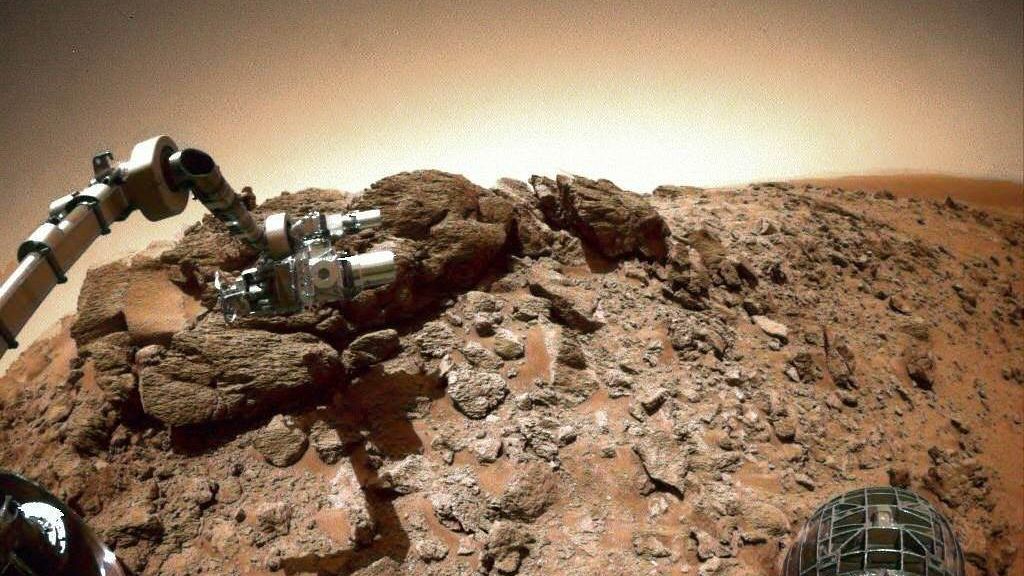 Zdjęcie Marsa wykonane przez łazik Spirit w 2005 roku