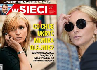 "wSieci" OSKARŻA Olejnik: "CHCE ZAKAZU PISANIA O JEJ BIOGRAFII"