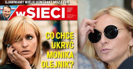 "wSieci" OSKARŻA Olejnik: "CHCE ZAKAZU PISANIA O JEJ BIOGRAFII"