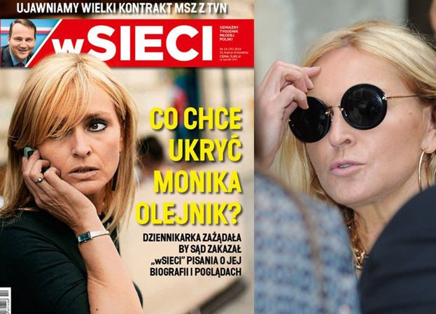 "wSieci" OSKARŻA Olejnik: "CHCE ZAKAZU PISANIA O JEJ BIOGRAFII"