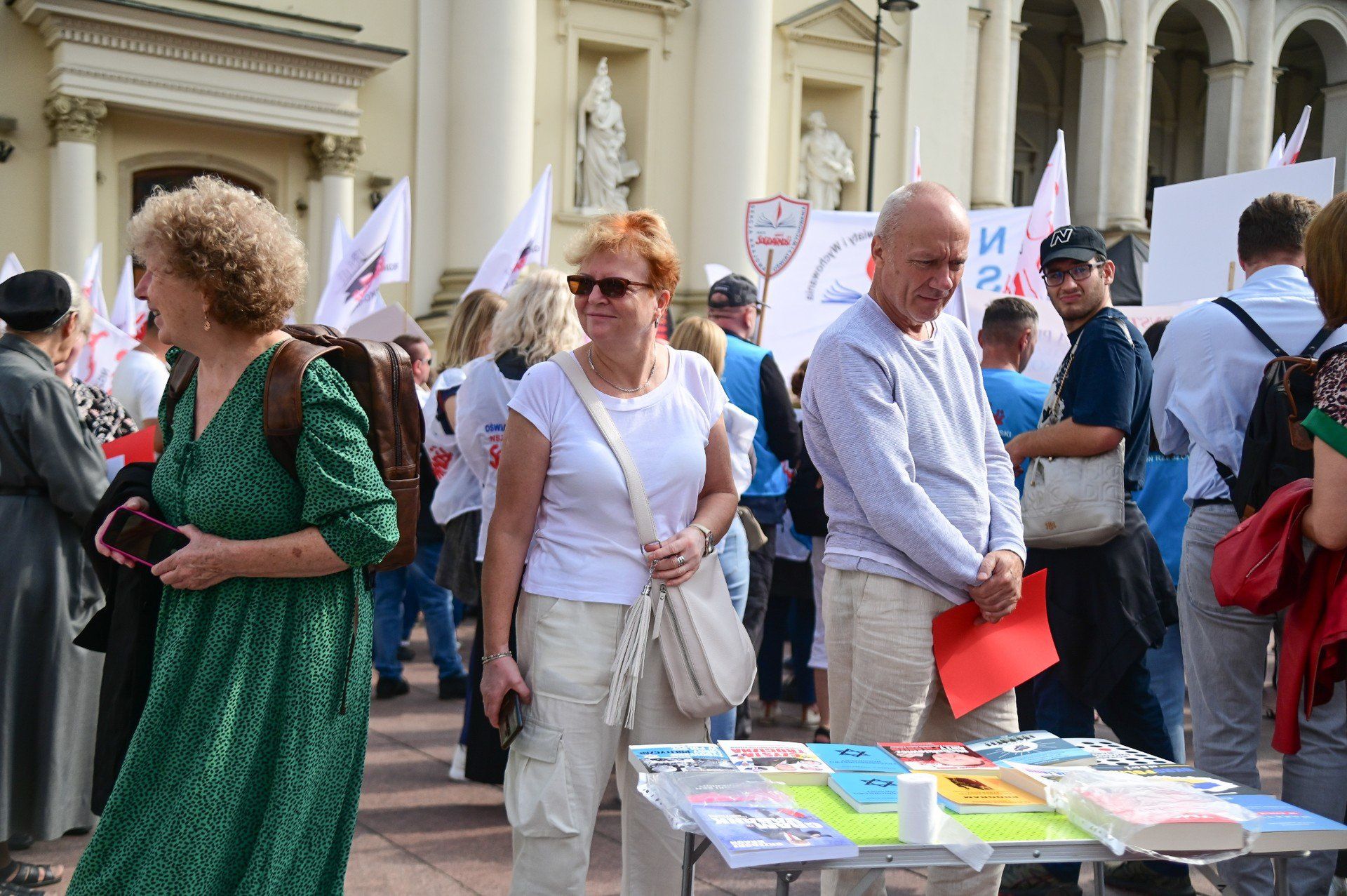 Protest nauczycieli w Warszawie
