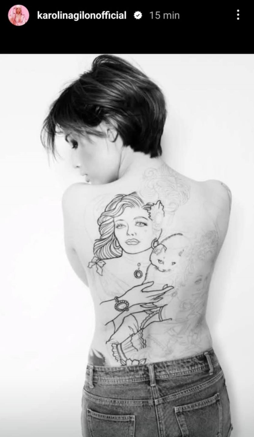 Karolina Gilon na zdjęciach sprzed lat