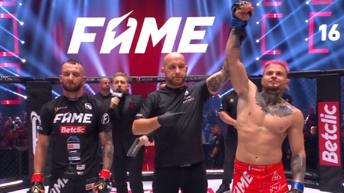 Mateusz Janusz wygrywa na Fame MMA 16
