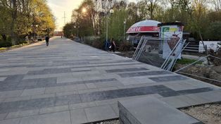 Częstochowa: Remont Promenady Niemena. Na razie jest dużo betonu
